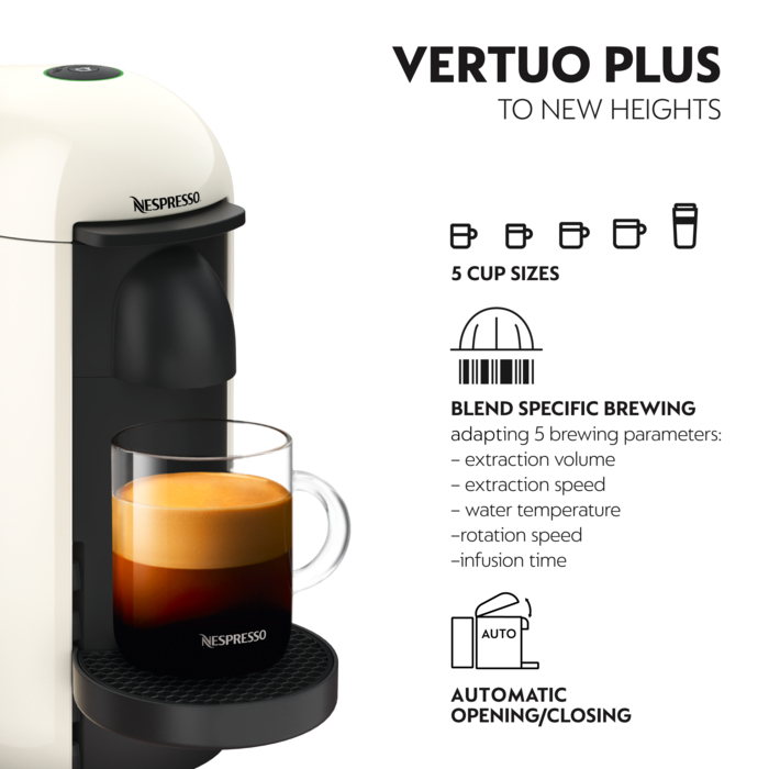 NESPRESSO by KRUPS Vertuo XN903140 Coffee Machine - White XN903140